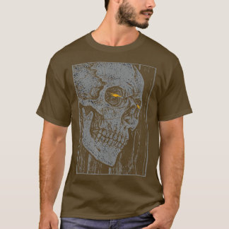 Camiseta Legal morte Skeleton Curto Folga