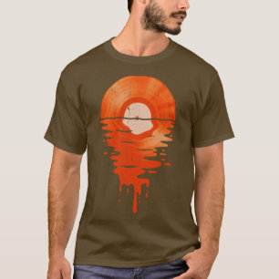 Camiseta Legal música Vinyl Record Vintage Retro Orange