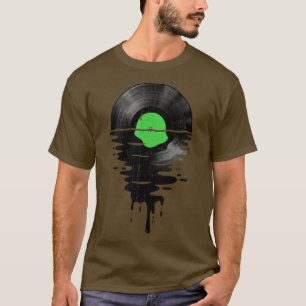 Camiseta Legal música Vinyl Retro Vintage Verde