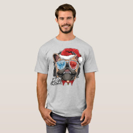 Camiseta Legal Natal do Buldogue Francês