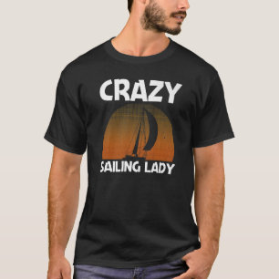 Camiseta Legal Navegação Para Mulheres Meninas À vela