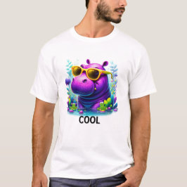 Camiseta Legal Neon Hippo Saindo no Pântano
