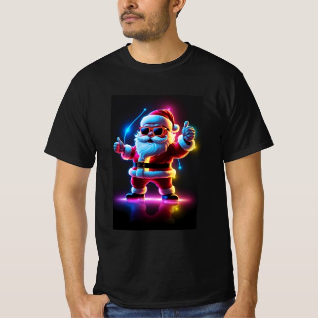 Camiseta Legal Neon Papai Noel com óculos Sunitas - Vibrant (Frente)
