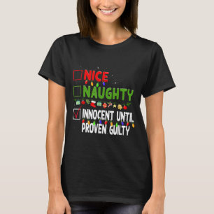 Camiseta Legal Nice Malicioso Inocente Até Prova em Contrár