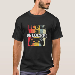 Camiseta Legal Nível 30 Gift Boys de aniversário de 30 an
