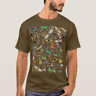 Camiseta Legal Número De Insetos Engraçados Insetos Com S