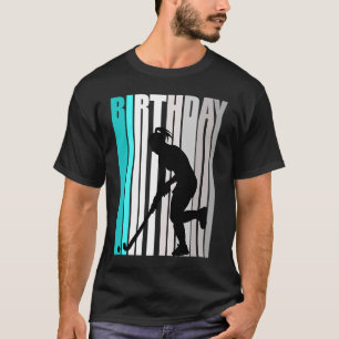 Camiseta Legal Orange Retro Girls Hockey Birthday Happy Col