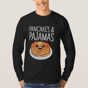 Camiseta Legal Pancake Men Mulheres Café da Manhã Pajama Sl