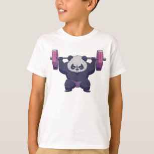 Camiseta Legal Panda a levantar pesos de lutas