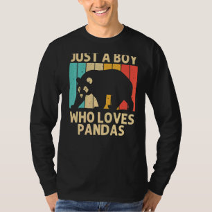 Camiseta Legal Panda Para Crianças Meninos Panda Bear Zooke