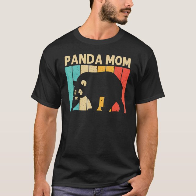 Camiseta Legal Panda Para Mamãe Mãe Panda Bear Zooke Animal (Frente)