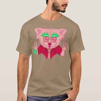 Camiseta legal panda vermelha 1