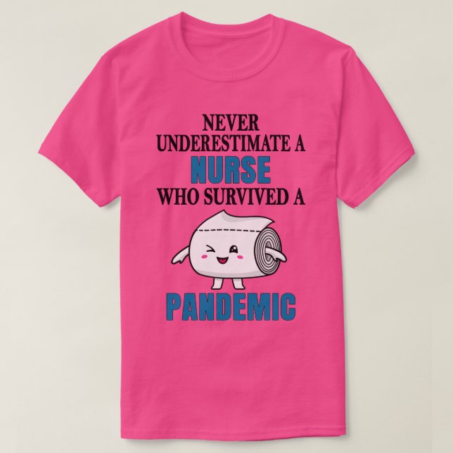 Camiseta Legal Pandemia de Enfermeira (Frente do Design)