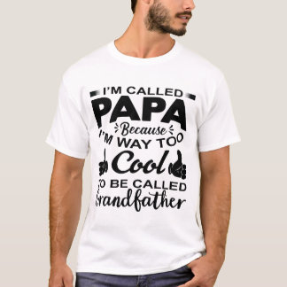 Camiseta "Legal Papá T-Shirt - Sou Legal demais para ser ch