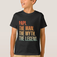 Legal Papi para o Pai masculino Vovô Mito Lenda Fa