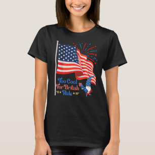 Camiseta Legal Para O Artigo Britânico 4 De Julho Independe