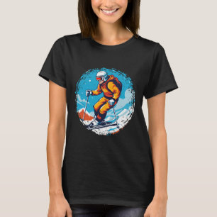 Camiseta Legal Para O Snowboard E O Lover De Esqui Na Boca