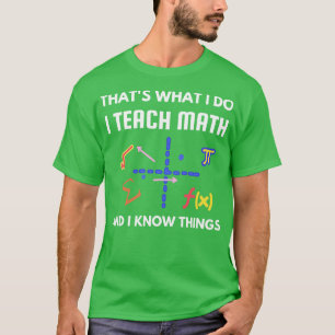 Camiseta Legal para Professores de Matemática que é o que e