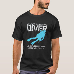 Camiseta Legal Para Um Mergulhador Mergulho Oceano Mar Suba