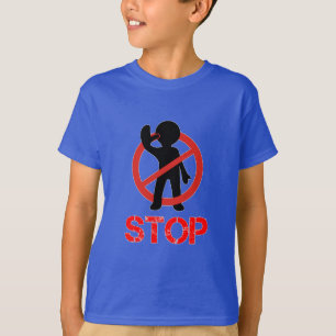 Camiseta Legal Pare Não Entre Gráfico