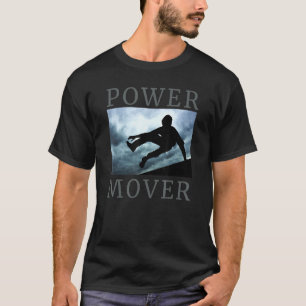 Camiseta Legal Parkour Power Mover Men Mulheres Adolescente