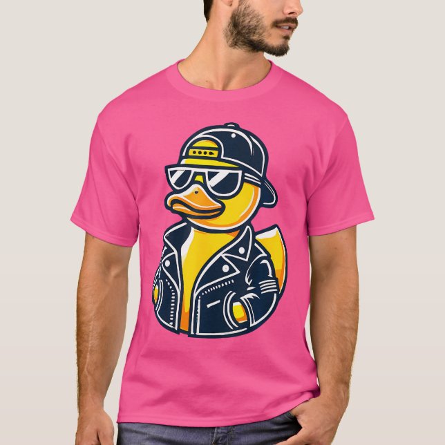 Camiseta Legal Pato de Borracha Figurino Estilo Gangster En (Frente)