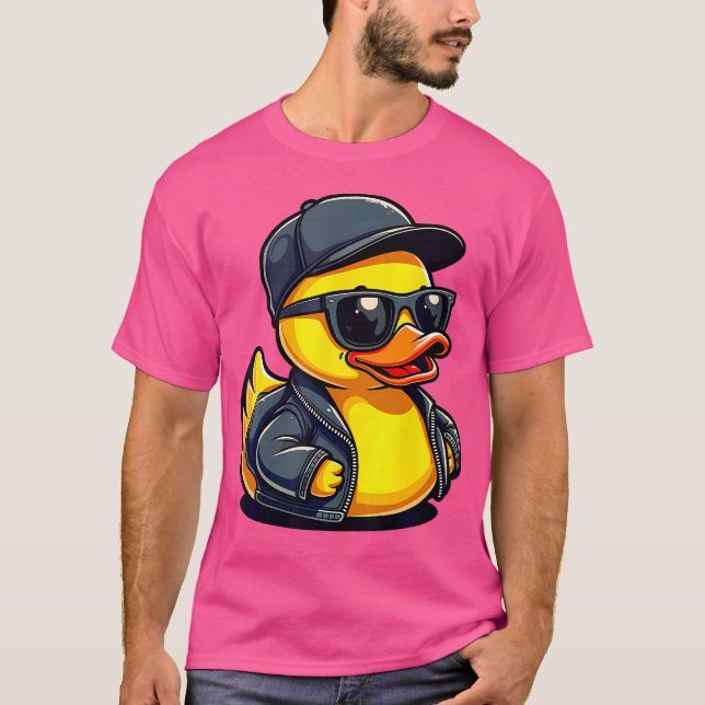 Camiseta Legal Pato de Borracha Figurino Estilo Gangster En (Frente)