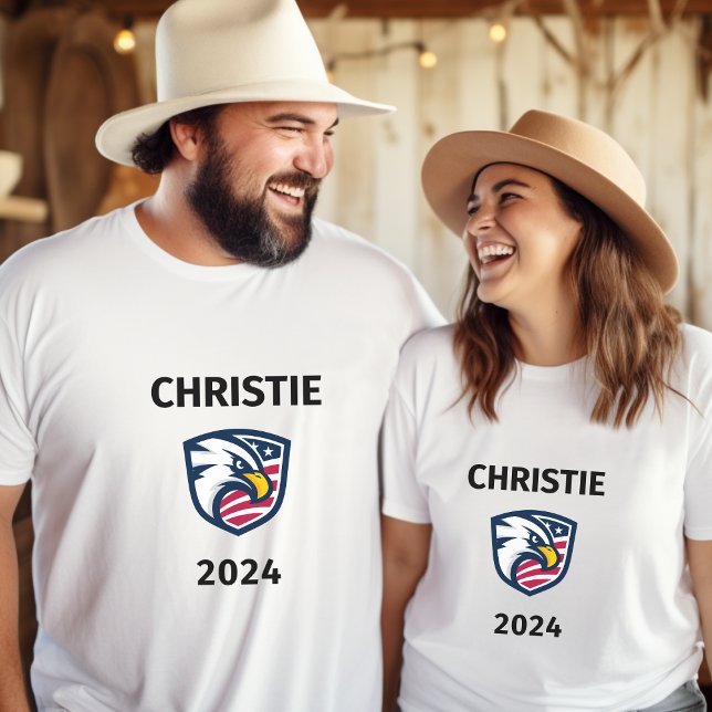 Camiseta Legal Patriótico Chris Christie 2024 Eagle (Criador carregado)