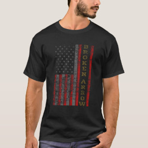 Camiseta Legal Patriótico Seta Quebrada EUA Bandeira Ideia