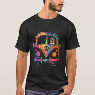 Camiseta Legal Paz Amp Ama Pitbull No Ônibus Hippie