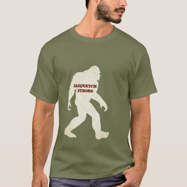 Camiseta Legal Pé Grande Sasquatch Forte Pé Grande (Frente)