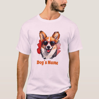 Camiseta Legal Pembroke Welsh Corgi com óculos de sol