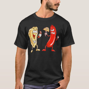 Camiseta Legal Pierogi E Kielbasa Comida Polonesa Engraçad