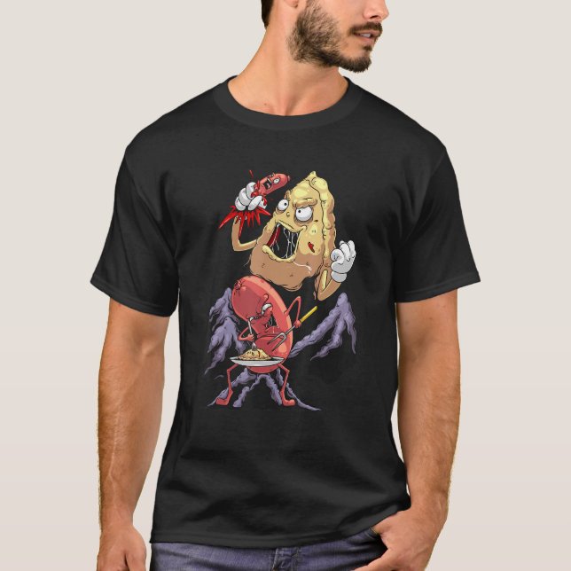 Camiseta Legal Pierogi E Kielbasa Comida Polonesa Engraçada (Frente)