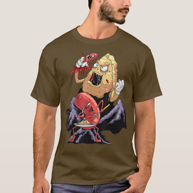 Camiseta Legal Pierogi E Kielbasa Comida Polonesa Engraçada (Frente)