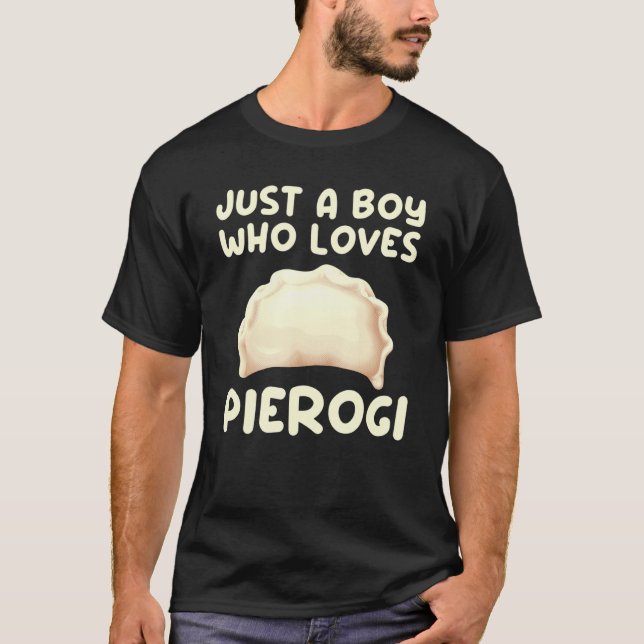 Camiseta Legal Pierogi Para Rapazes Crianças Pierogi Dumpli (Frente)