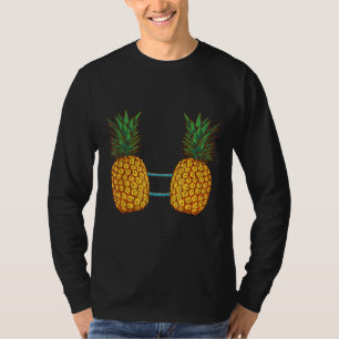 Camiseta Legal Pineapple Bra Summer Hawaii Fruta Beach Holi