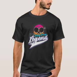 Camiseta Legal Ping Pong Retro Rackets Ping Pong Le