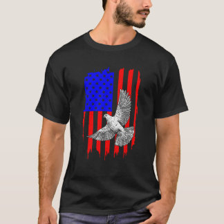 Camiseta Legal Pombo Design, Mulheres Patriota, Porco de Ba