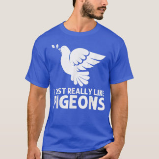 Camiseta Legal Pombo Para Homens Mulheres Empilham Pigeon R