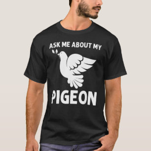 Camiseta Legal Pombo Para Homens Mulheres Empilham Pigeon R