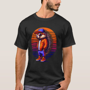 Camiseta Legal Porcupine Moderno Estilo Urbano Sunset Arte