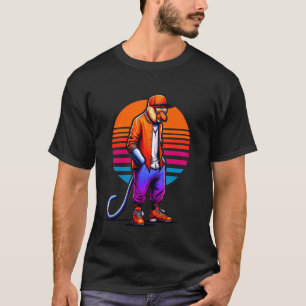 Camiseta Legal Proboscia Macaco Estilo Urbano Moderno Res S