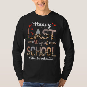 Camiseta Legal professor de música feliz no último dia de e