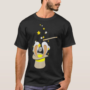 Camiseta Legal Puxando um coelho do chapéu, magos.