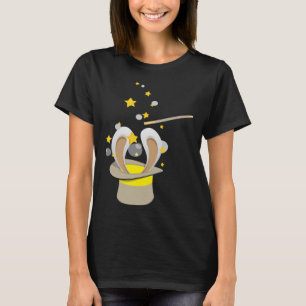 Camiseta Legal Puxando Um Coelho Dos Magos Do Chapéu