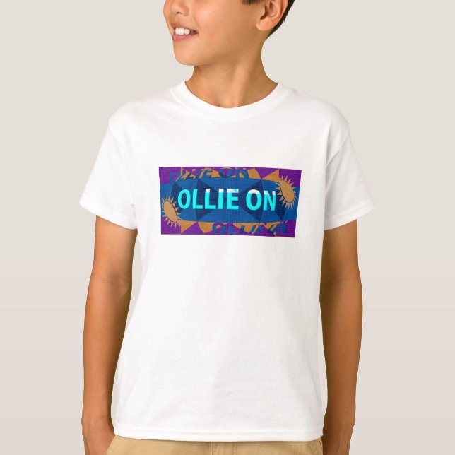 Camiseta Legal Rapazes "Ollie On" Skateboard T-Shirt (Frente)