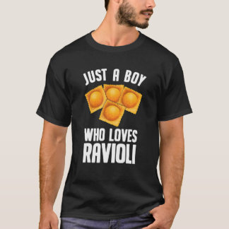 Camiseta Legal Ravioli Design para Meninos Ravioli Pasta Do