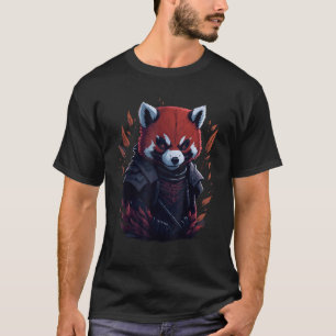 Camiseta Legal Red Panda Samurai Graphic Impressão Men Wome