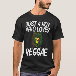 Camiseta Legal Regime Para Meninos Genre Musical jamaicano